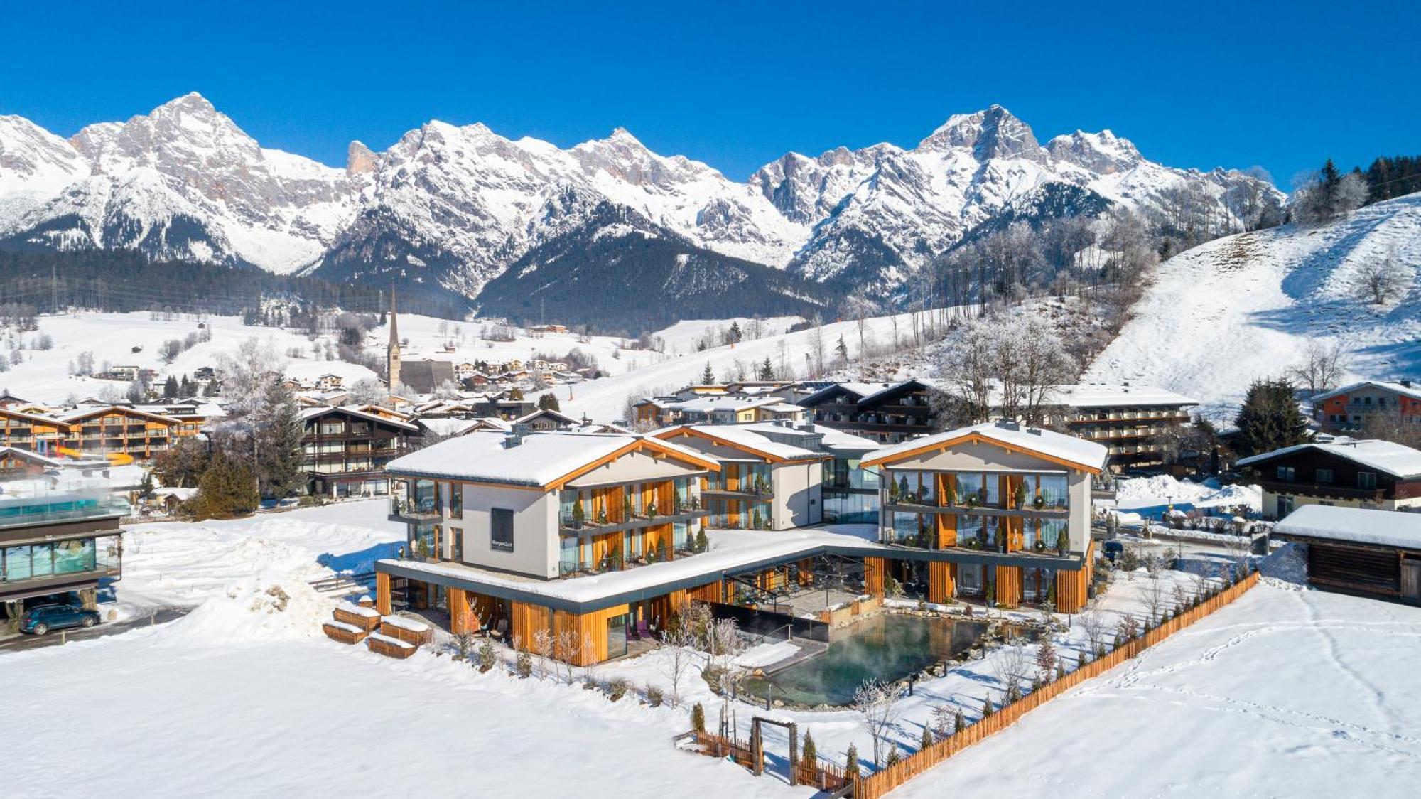 Hotel MorgenZeit -Natürlich.Bed&Brunch Maria Alm am Steinernen Meer Exterior foto